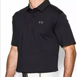 Under Armour Ua Golf Playoff Black Polo 